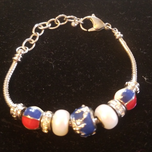 HANDMADE 4th of July Beach Bracelet !! - Picture 3 of 8